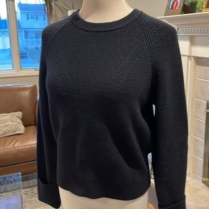 Banana Republic sweaters:Deep navy (Small) and silver gray (Medium) $29 each